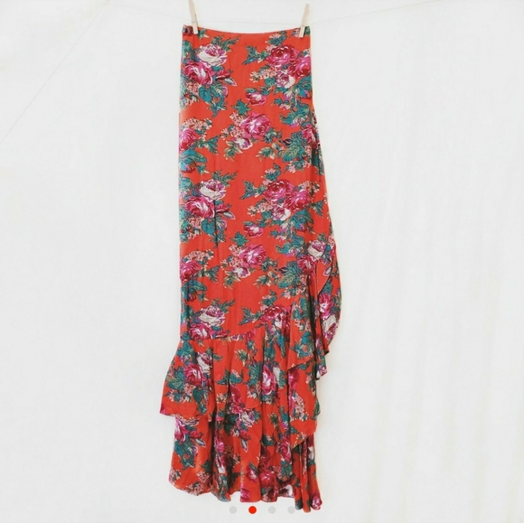 auguste stevie frill wrap skirt - Picture 2 of 4